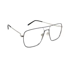 Buy Silver Blue Modern Turban Eyeglasses Online