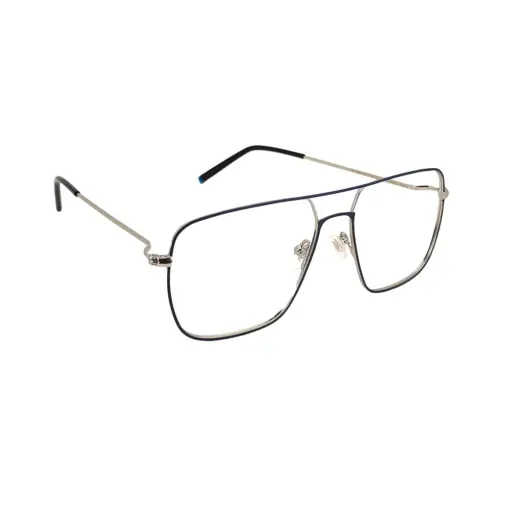 Buy Silver Blue Modern Turban Eyeglasses Online