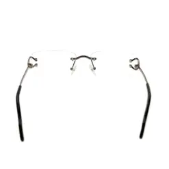 Silver Rimless Eyeglasses At chashma