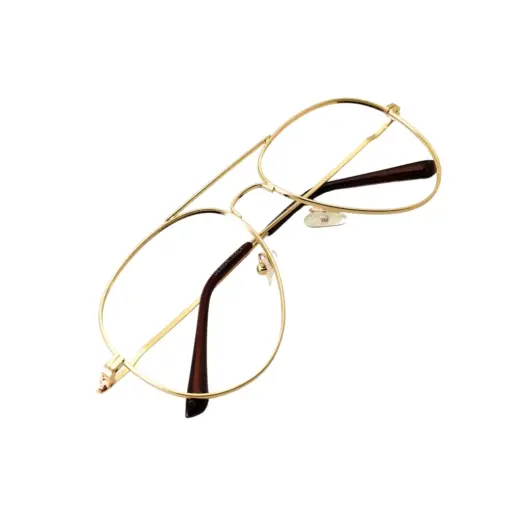 Golden Turban Aviator Eyeglasses