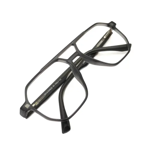 Grey Aviator Clip-on Eyeglasses