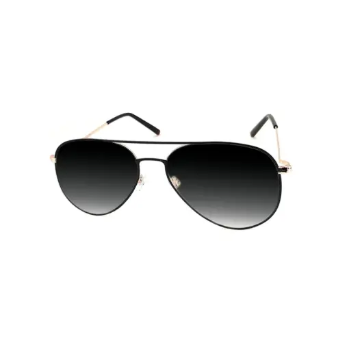 Modern Black Aviator Sunglasses at chashmah