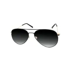 Modern Black Aviator Sunglasses at chashmah
