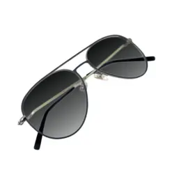 Modern Black Aviator Sunglasses at chashmah