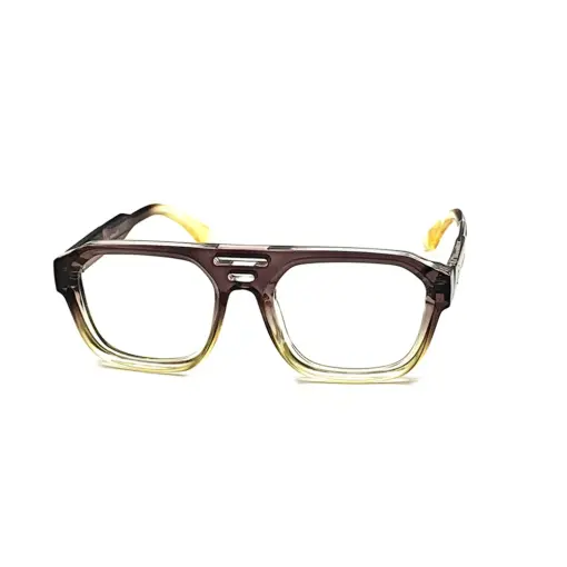 Ocelot Brown Aviator Eyeglasses at chashma