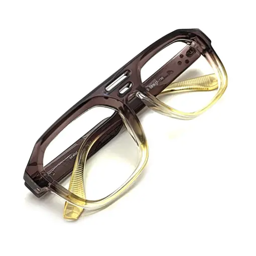 Ocelot Brown Aviator Eyeglasses at chashma