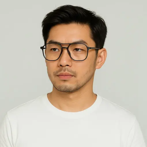 Grey Aviator Clip-on Eyeglasses
