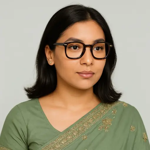 Bold Acetate Aviator Eyeglasses at chashma