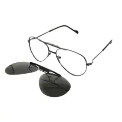 Black Turban Fit Clip-on Eyeglasses at chashmah