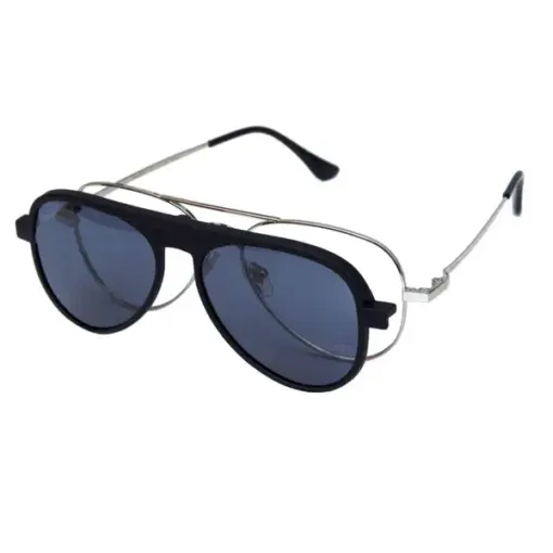 Black Turban Fit Clip-on Eyeglasses at chashmah