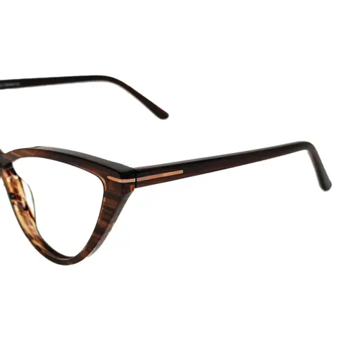 Brown Bold Cat-eye Frame at chashmah