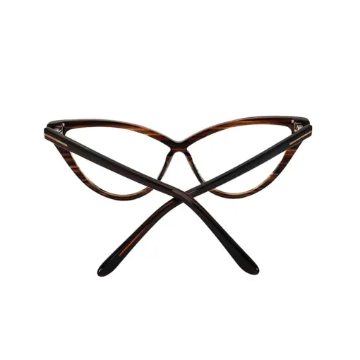 Brown Bold Cat-eye Frame at chashmah