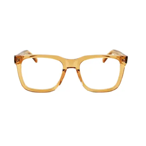 Camel Brown Oversized Eyeglasses AT CHASHMAH