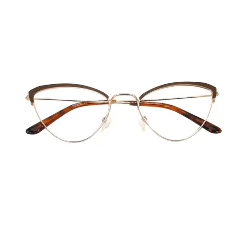 Golden Cat-eye Metal Eyewear online at chashmah