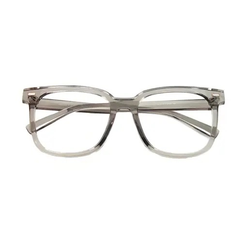Grey Oversized Square Eyeglasses online at chashma