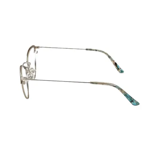 Silver Cat-eye Metal Eyewear online at chashmah