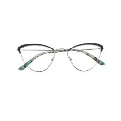 Silver Cat-eye Metal Eyewear online at chashmah