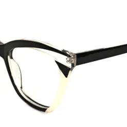 Black Bold Cat-eye Eyeglasses at chashmah