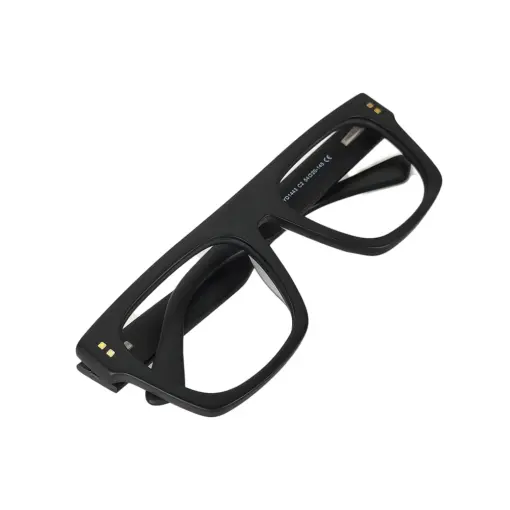 Black Bold Fashion Eyeglasses at chashma