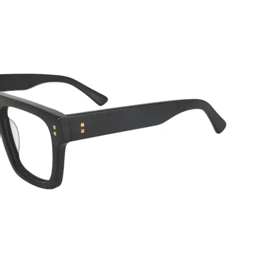 Black Bold Fashion Eyeglasses at chashma