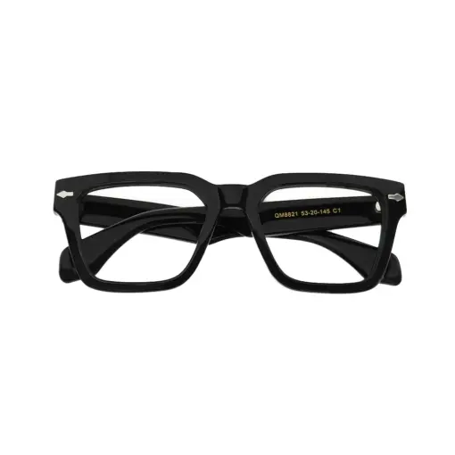 Black Bold Wayferar Eyeglasses at chashma