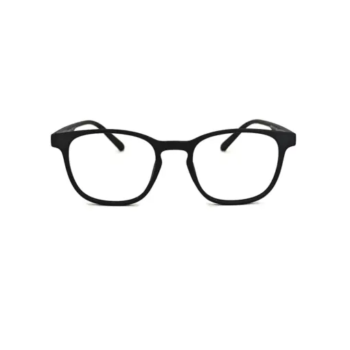 Black Switch Clip-on Eyeglasses at chashma.com