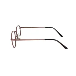 Brown Metal Modern Eyeglasses at chashma