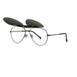 Brown Turban Fit Clip-on Eyeglasses At chashmah