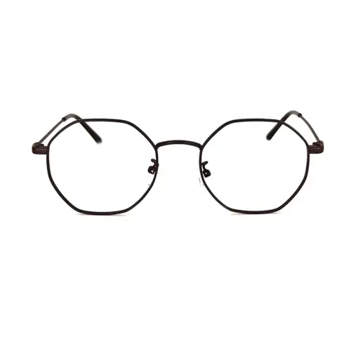 Brown Hexxa Modern Eyeglasses