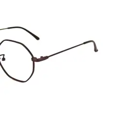 Brown Hexxa Modern Eyeglasses