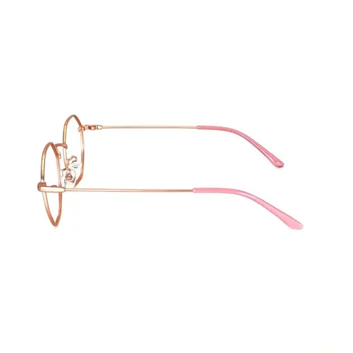 Gold Hexxa Modern Eyeglasses at chashma