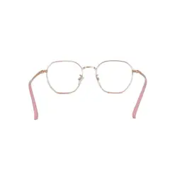 Golden Metal Modern Eyeglasses at chashma