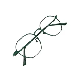 Green Metal Modern Eyewear at chashma