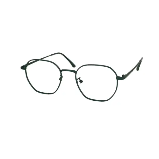 Green Metal Modern Eyewear at chashma