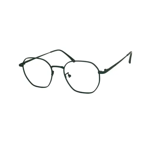 Green Metal Modern Eyewear at chashma