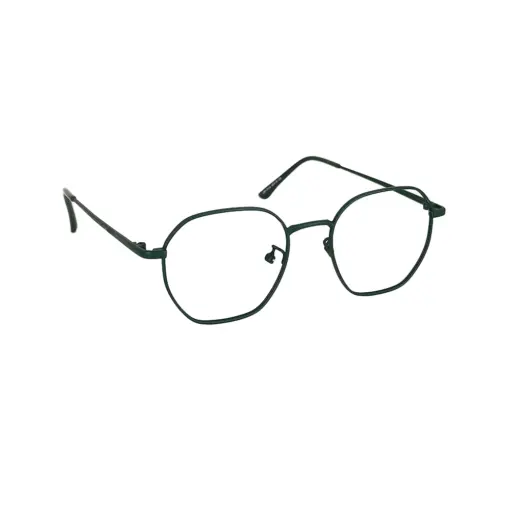 Green Metal Modern Eyewear at chashma