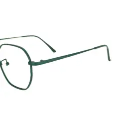 Green Metal Modern Eyewear at chashma