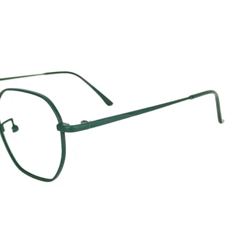 Green Metal Modern Eyewear at chashma