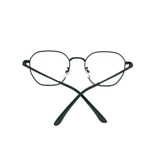 Green Metal Modern Eyewear at chashma