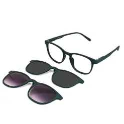 Green Switch Clip-on Eyeglasses at chashmah