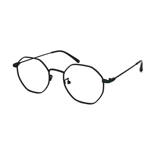 Green Hexxa Modern Eyeglasses at chashma