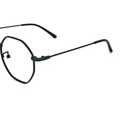 Green Hexxa Modern Eyeglasses at chashma
