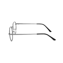 Grey Metal Modern Eyeglasses at chashma