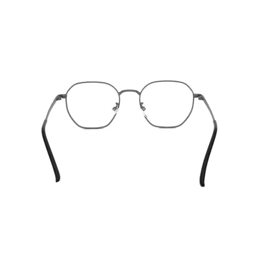Grey Metal Modern Eyeglasses at chashma