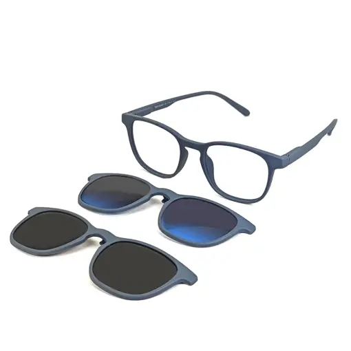 Grey Switch Clip-on Eyeglasses at chashmah