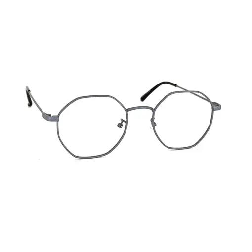 Grey Hexxa Modern Eyeglasses at chashma