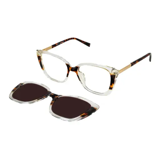 Leopard Clip-on Women Eyeglasses at chashmah