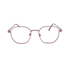 Mauve Metal Modern Eyeglasses at chashma