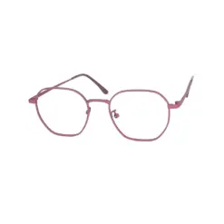 Mauve Metal Modern Eyeglasses at chashma