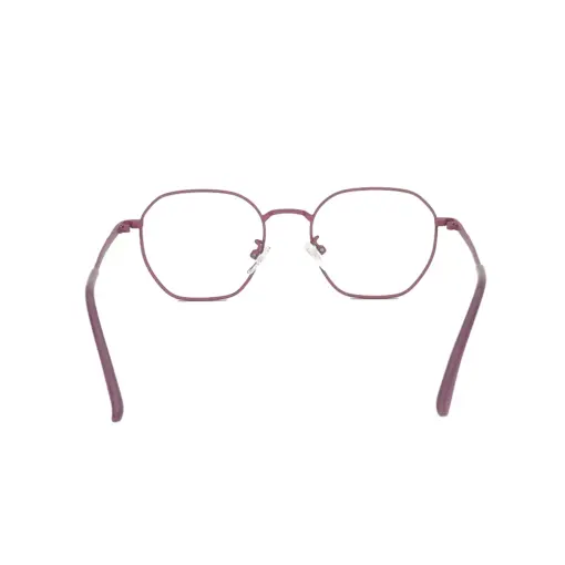 Mauve Metal Modern Eyeglasses at chashma